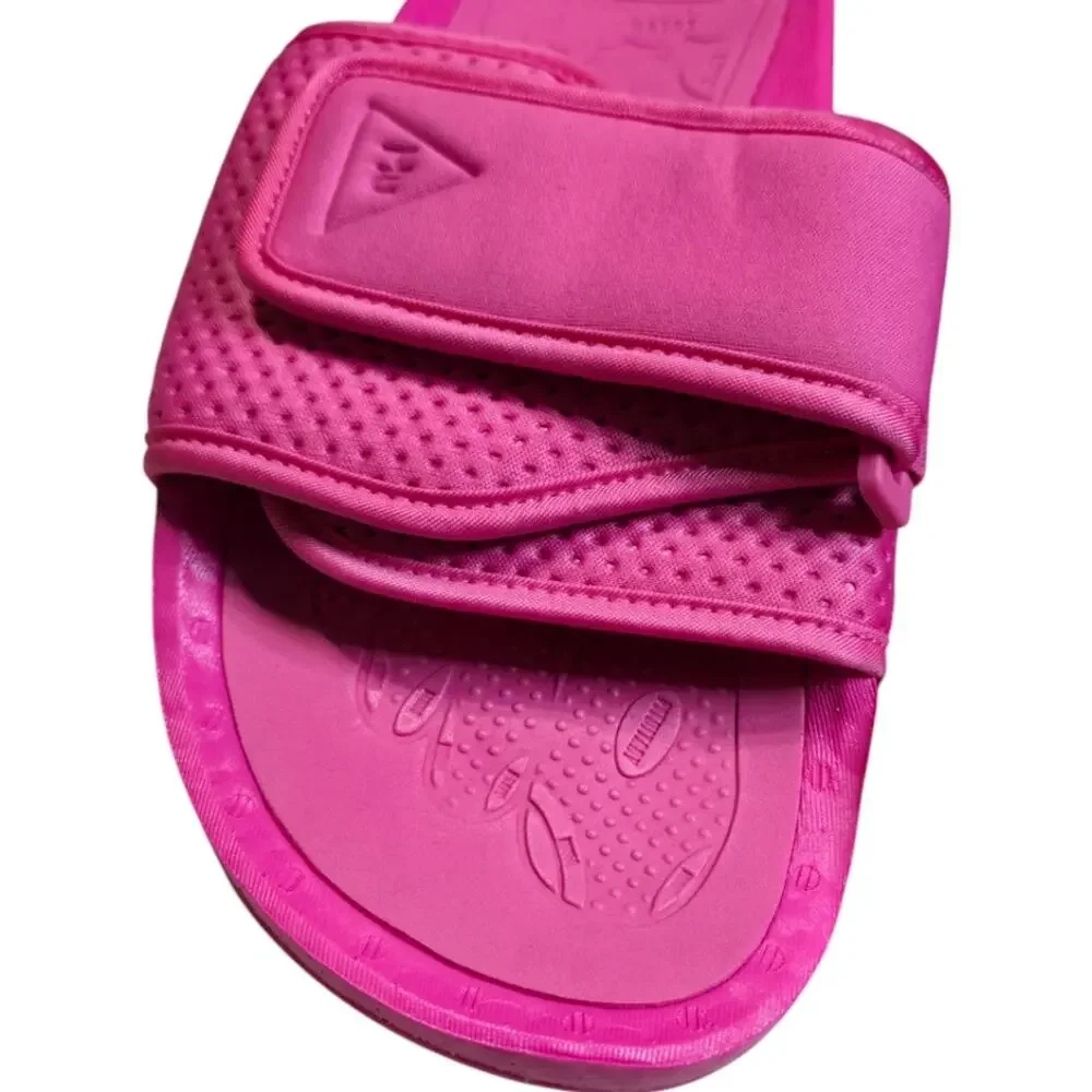 Pharrell Williams X Adidas adilette with the PW‎ BOOST SLIDE Style PINK MENS 12